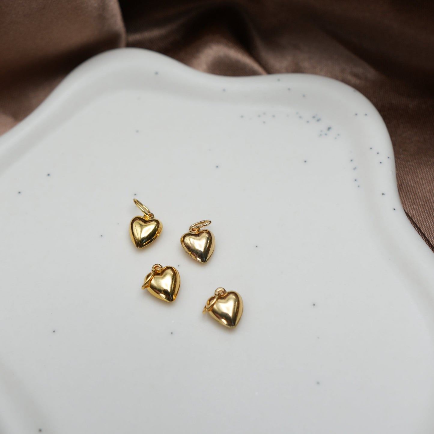 14K Gold Filled Heart Charm