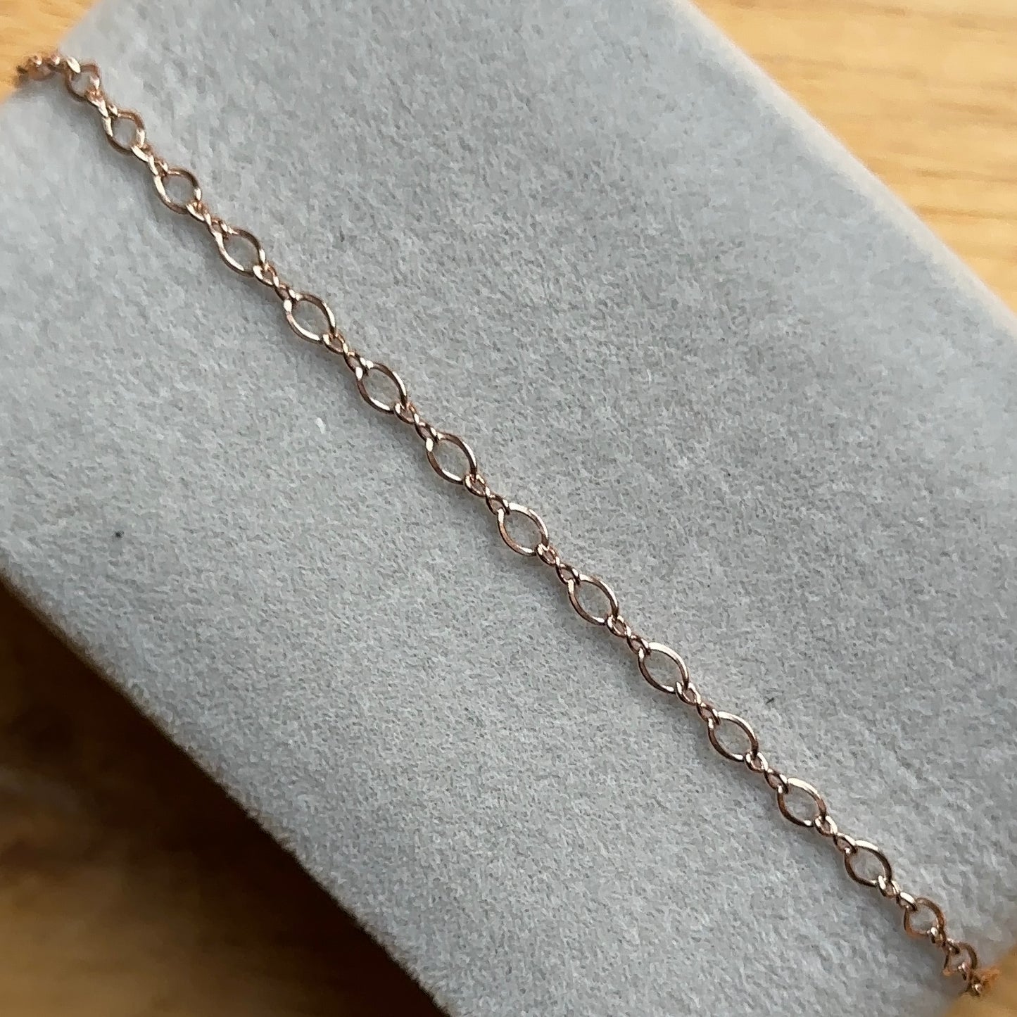 Rose Gold Figure of 8 chain