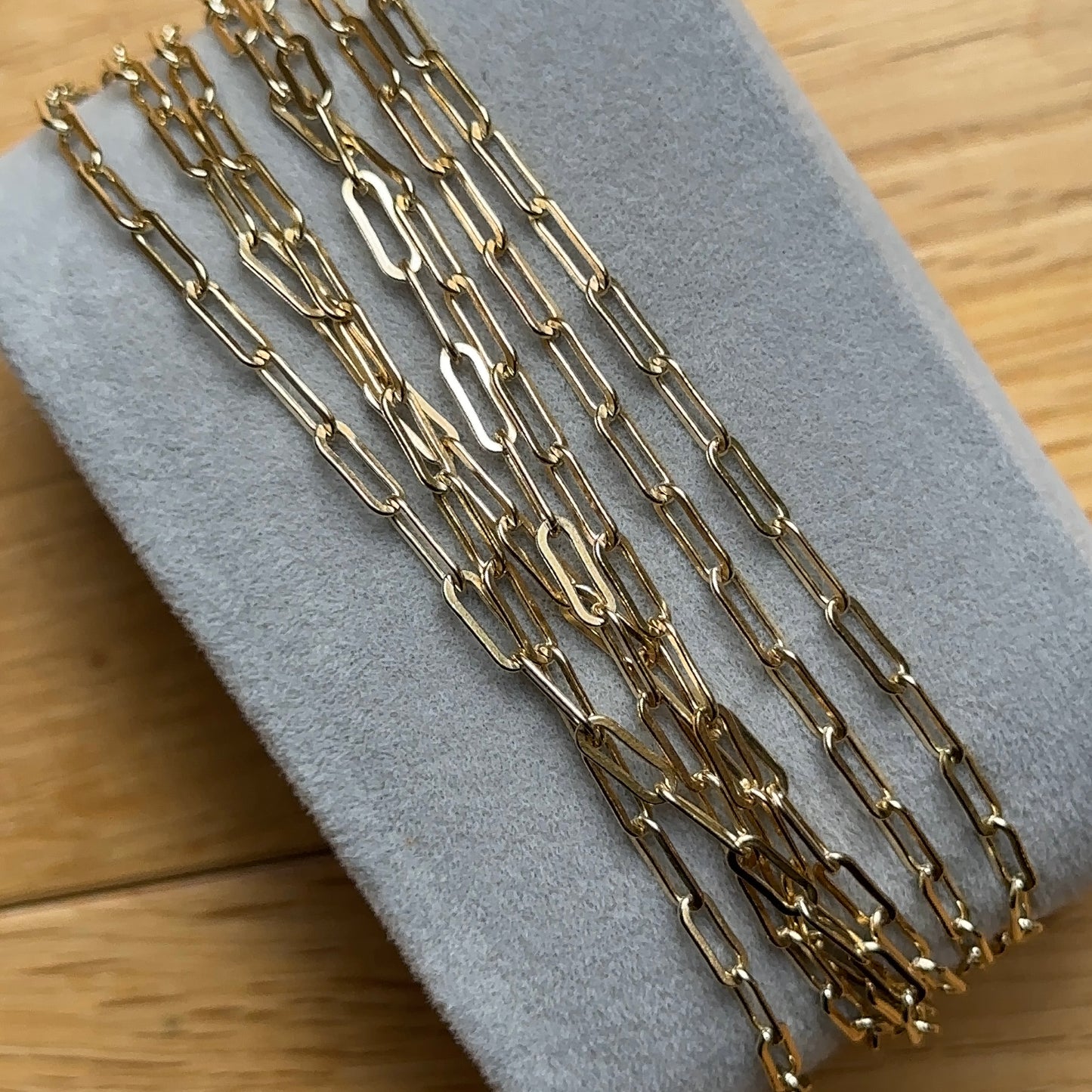 14k Gold Filled Paperclip Large