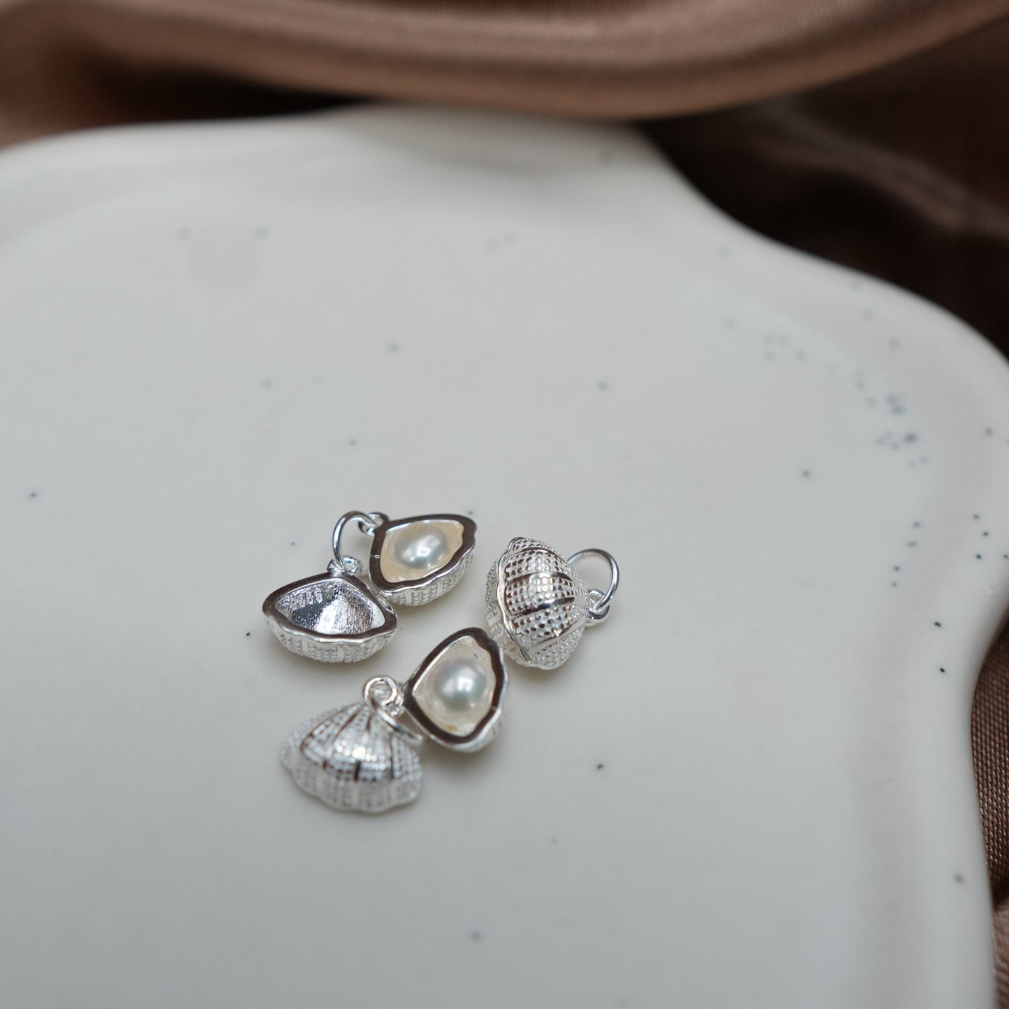 Sterling Silver Clam Shell