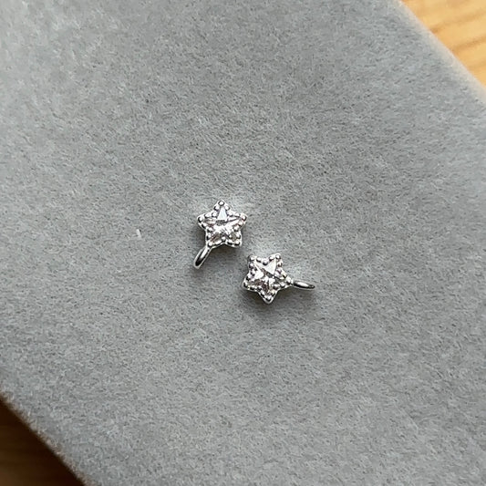 Sterling Silver Star Pendant Charm