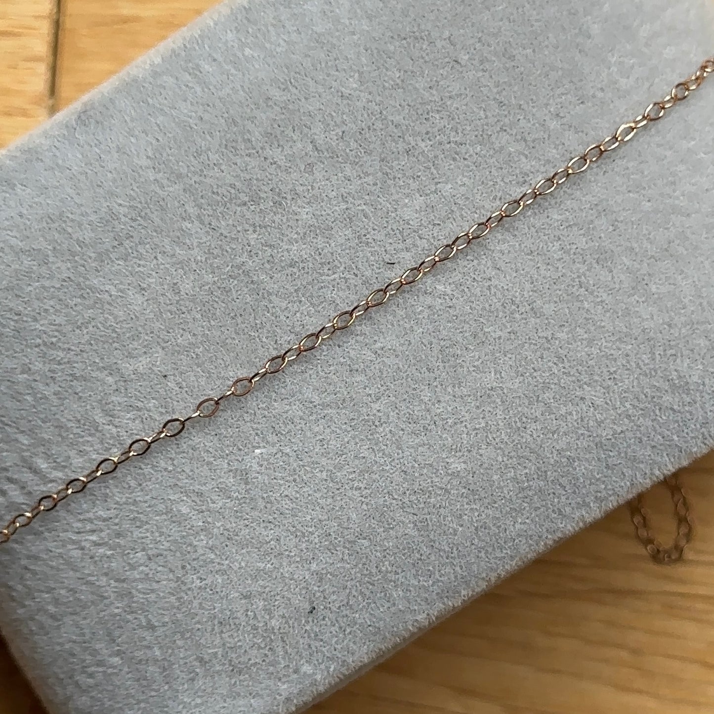 Rose Gold Filled Flat Cable Chain