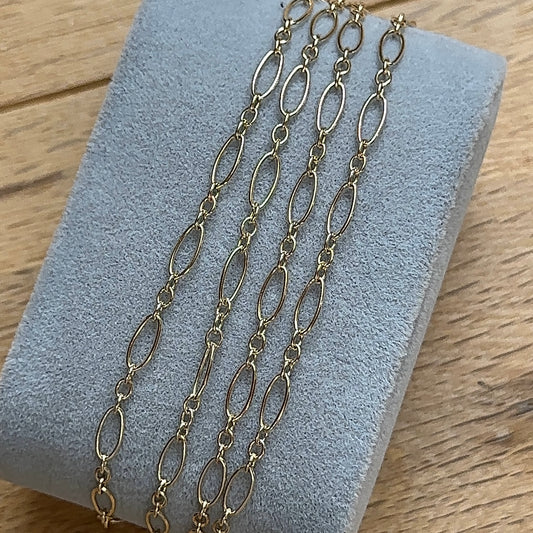 14K Gold Filled Oval Chain