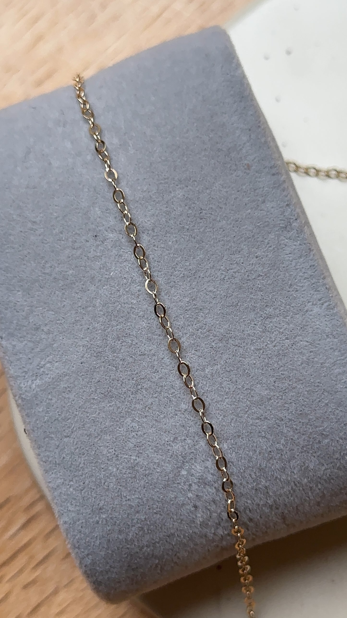 14k Gold Filled Flat Cable Chain