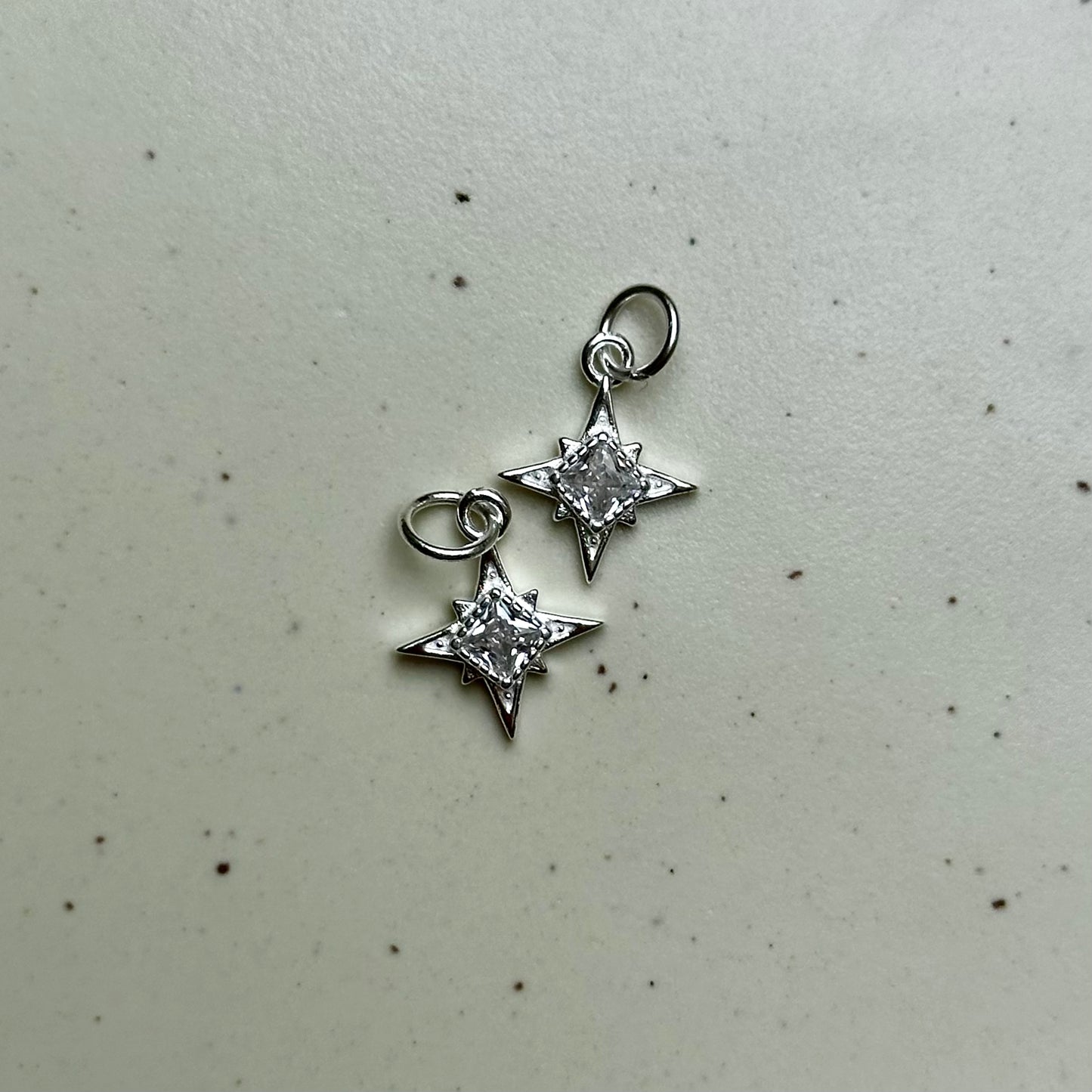 Sterling Silver Crystal Star