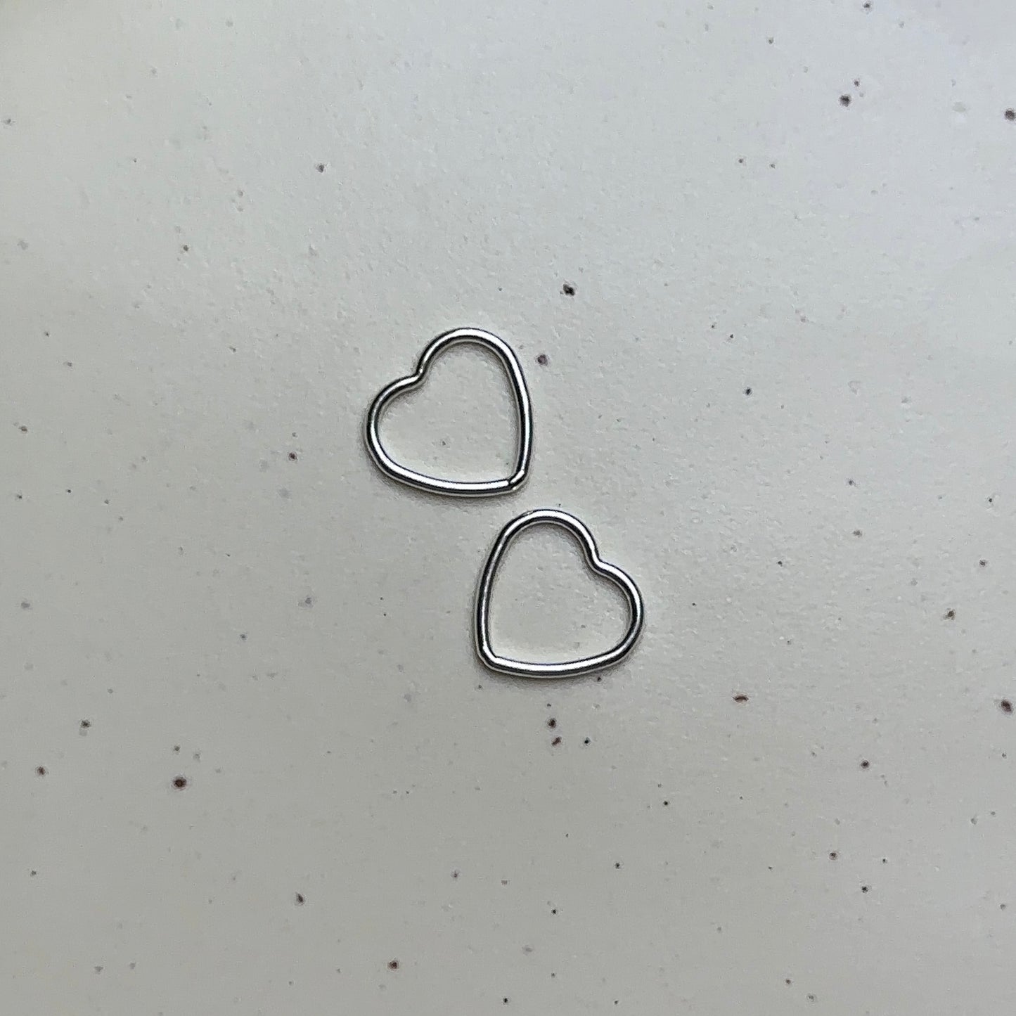 Sterling silver Large Heart