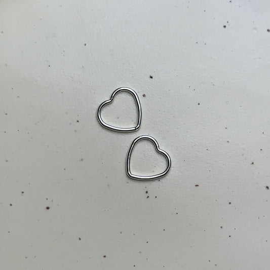 Sterling silver Large Heart