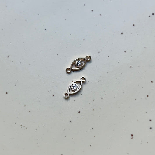 Sterling Silver Eye Connector