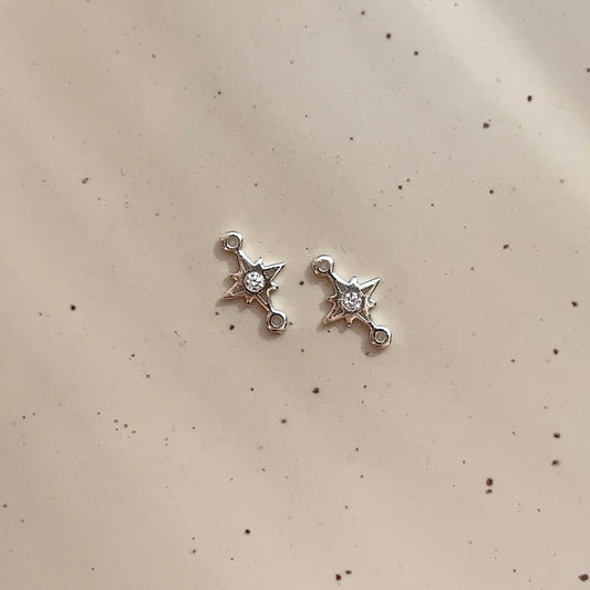 Sterling Silver North Star Connector
